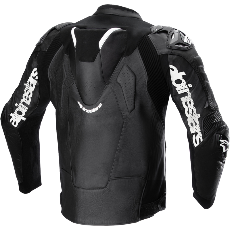 3106524-12-60 ALPINESTARS-ROAD ATEM V5 LTHR JKT BLK/WHT 60 ATEM V5 LTHR JKT BLK/WHT 60 JACKETS-LEATHER-MENS 