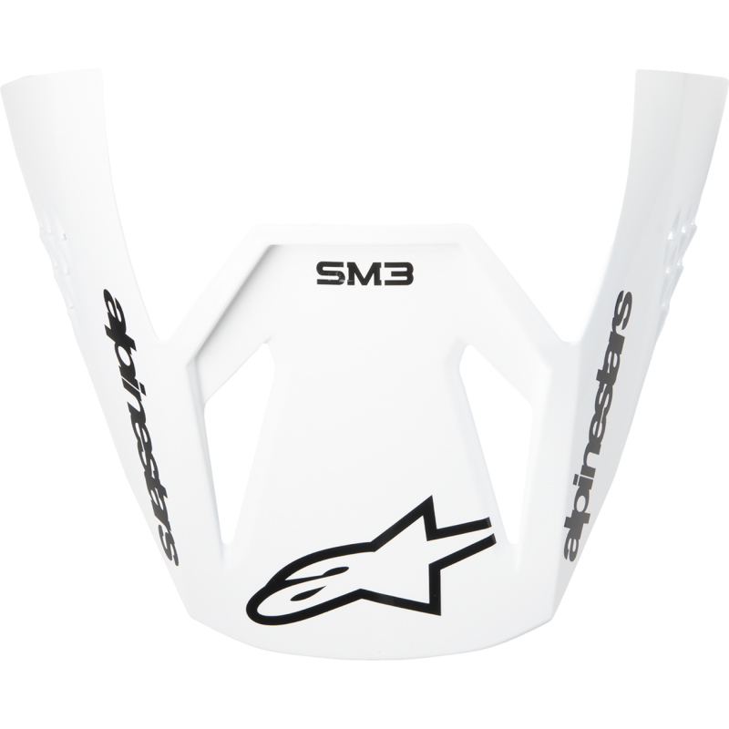 8980326-2180 ALPINESTARS VISOR SM3 WHITE-GLOSS VISOR SM3 WHITE-GLOSS VISORS & PEAKS 