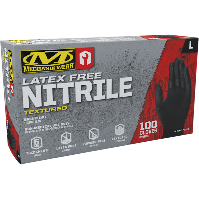 CA-D13-05-009-100 MECHANIX-WEAR NITRILE GLOVES (100PK)-MD NITRILE GLOVES (100PK)-MD UTILITY GLOVES 