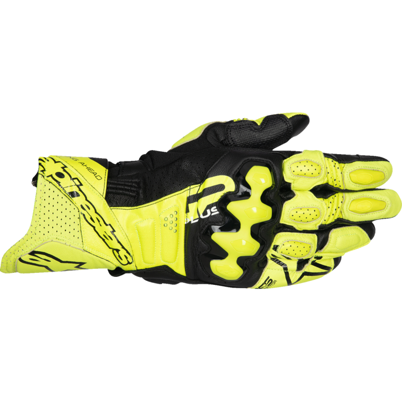 3550825-551-XL ALPINESTARS-ROAD GLOVE GP+ R V3 LTHR YEL/BLK XL GLOVE GP+ R V3 LTHR YEL/BLK XL ROAD RACING GLOVES-MENS 