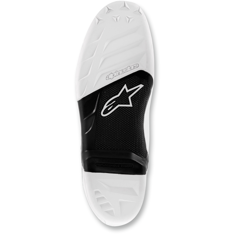 25SUT74-12-9 ALPINESTARS SOLE 14 TECH7 BK/WT 9 SOLE 14 TECH7 BK/WT 9 FOOTWEAR PARTS & ACCESSORIES 