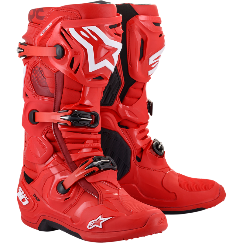 2010020-30-9 ALPINESTARS BOOT T10 RED 9 BOOT T10 RED 9 OFFROAD RIDING BOOTS - ADULT 