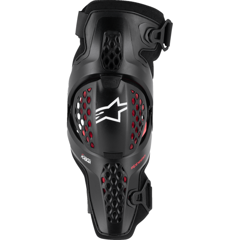 6500326-1498-S/M ALPINESTARS KNEE GRD SX-1 PLASMA BLK/RD/GY S/M KNEE GRD SX-1 PLASMA BLK/RD/GY S/M KNEE PROTECTION 