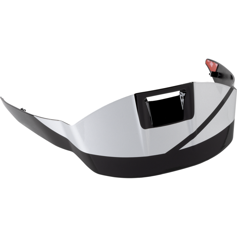 8952124-1368 ALPINESTARS-ROAD S-R10 ELEMENT STANDARD SPOILER - BLK/SIL/BLK S-R10 ELEMENT STANDARD SPOILER - BLK/SIL/BLK EXTERIOR HELMET PARTS 