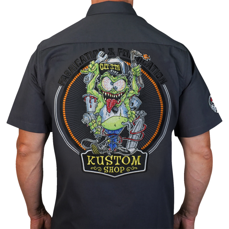 FE50220-4XL LETHAL-THREAT SHRT FAB MNSTR WRK GY 4XL SHRT FAB MNSTR WRK GY 4XL SHIRTS-MENS 