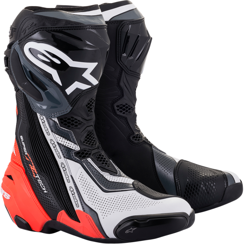 2220121-1329-46-1 2220121-1329-46 BOOT STECH V BRWG 46 ALPINESTARS (ROAD) Footwear Street-Touring Boots