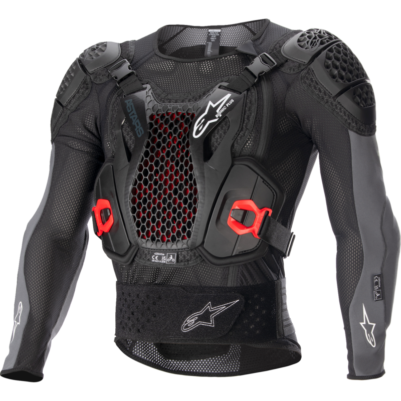6506723-1036-XL ALPINESTARS JKT BIO PLUS V2 B/R XL JKT BIO PLUS V2 B/R XL CHEST PROTECTION 