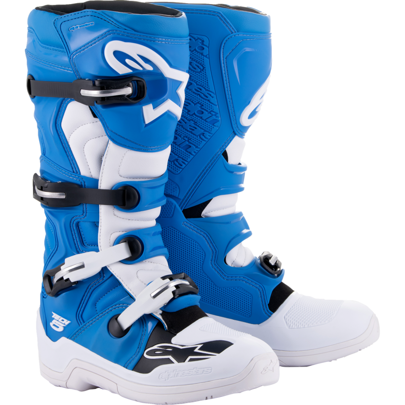 2015015-72-9 ALPINESTARS BOOT T5 BL/WT 9 BOOT T5 BL/WT 9 OFFROAD RIDING BOOTS - ADULT 