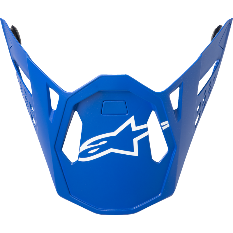 8980923-7282 ALPINESTARS VISOR S-M10 FLOOD BLUE/BLK-CARB VISOR S-M10 FLOOD BLUE/BLK-CARB VISORS & PEAKS 