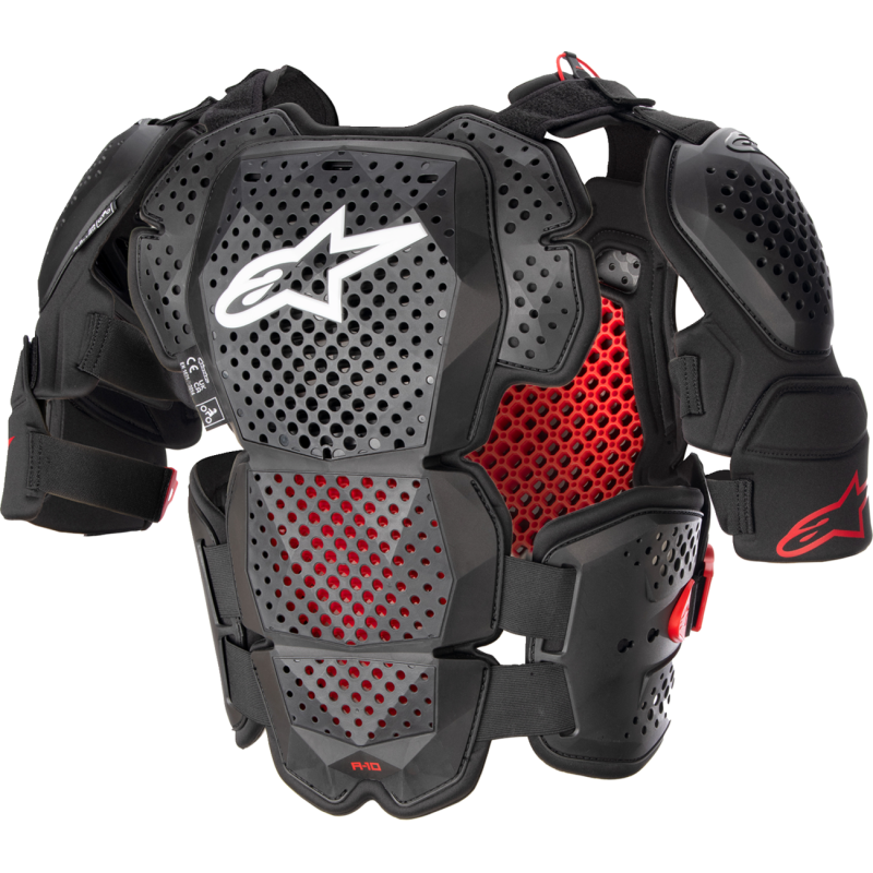 6700523-1431XL2 ALPINESTARS ROOST GRD A10 V2 B/R XL2X ROOST GRD A10 V2 B/R XL2X CHEST PROTECTION 
