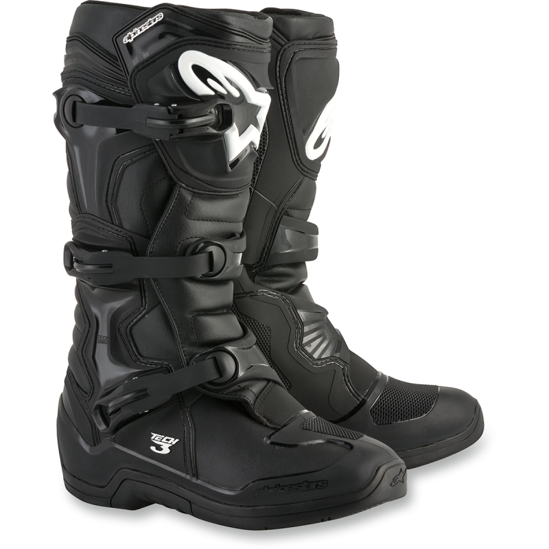 2013018-10-9 ALPINESTARS BOOT TECH 3 BLACK 9 BOOT TECH 3 BLACK 9 OFFROAD RIDING BOOTS - ADULT 