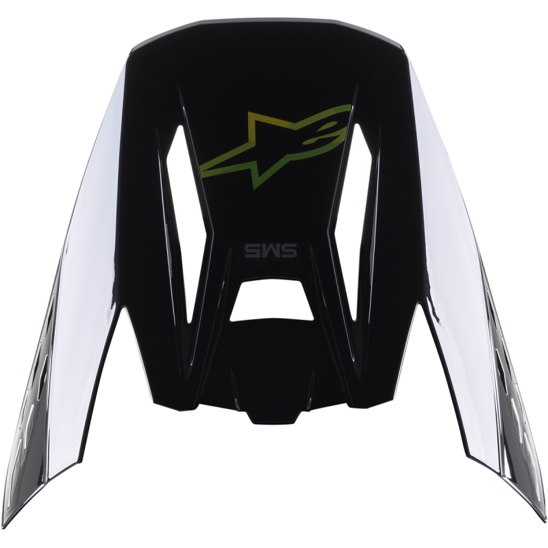 8983221-1998 ALPINESTARS VISOR M-5 COMP BK/SIL HUE VISOR M-5 COMP BK/SIL HUE VISORS & PEAKS 