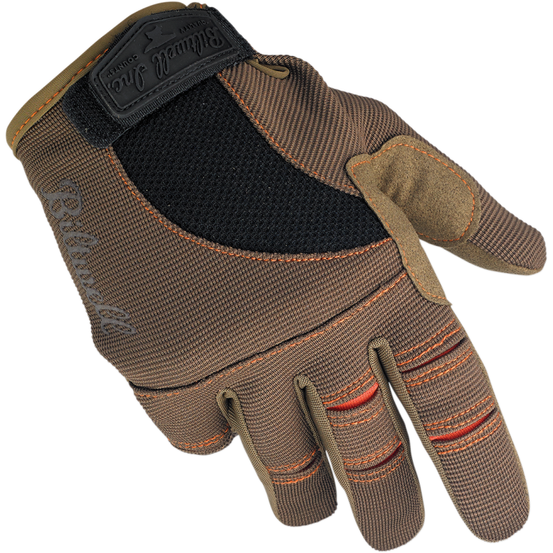 1501-0206-005 BILTWELL GLOVES MOTO BN/OR XL GLOVES MOTO BN/OR XL STREET SPORT GLOVES-MENS 
