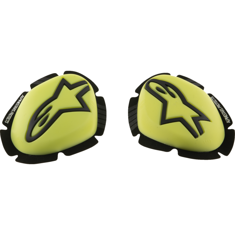 6400226-551 ALPINESTARS-ROAD KNEE SLIDER GP PLUS YELLOW FLUO/BLK KNEE SLIDER GP PLUS YELLOW FLUO/BLK APPAREL PARTS & ACCESSORIES 