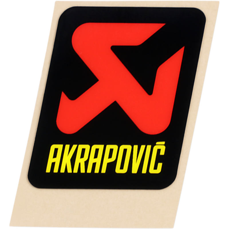 P-VST3PO-1 P-VST3PO VERTICAL STICKER 57X60mm H/R AKRAPOVIC AKRAPOVIC Graphics Stickers-Decals