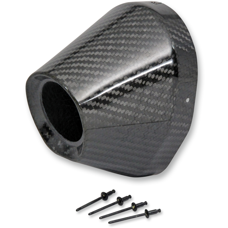 PC4022-0003 PRO-CIRCUIT REPL 2012 CARBON END CAP 4.5" - 1-1/2 REPL 2012 CARBON END CAP 4.5" - 1-1/2 REPLACEMENT PARTS FOR EXHAUSTS 