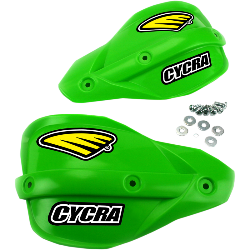 1CYC-1015-72 CYCRA Enduro Handshields: Green alloy Enduro Handshields: Green alloy HAND GUARDS 