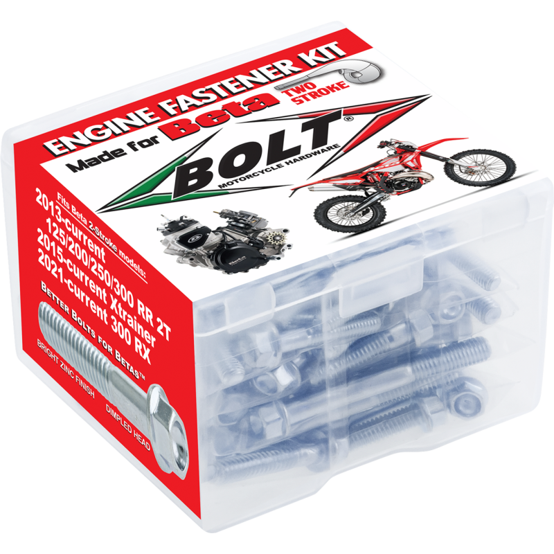E-BT2-13 BOLT FASTENER KIT ENGINE FOR BETA 2-STROKE FASTENER KIT ENGINE FOR BETA 2-STROKE HARDWARE KITS - APPLICATION RELATED 