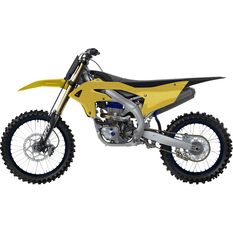 YAKIT326F-024 UFO UFO BODY KIT GOLD/BLK UFO BODY KIT GOLD/BLK FENDERS - FOR OFFROAD BIKES 
