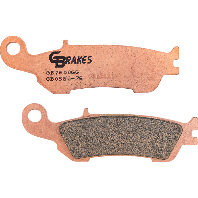 GB0580-76 GBRAKES BRAKE PADS GB0580-76HH SINTERED BRAKE PADS GB0580-76HH SINTERED BRAKE PADS - CERAMIC 