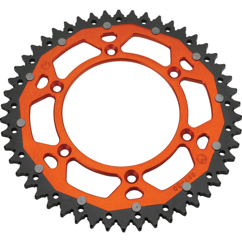 1210-897-50-14X MOOSE-RACING SPROCKET DUAL MSE 50 OR SPROCKET DUAL MSE 50 OR REAR SPROCKETS - STEEL TYPE 