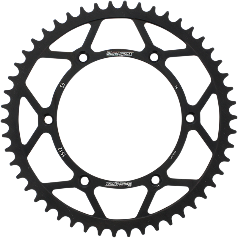 RFE-1512-50-BLK SUPERSPROX SPROCKET REAR STEEL 50T SPROCKET REAR STEEL 50T REAR SPROCKETS - STEEL TYPE 