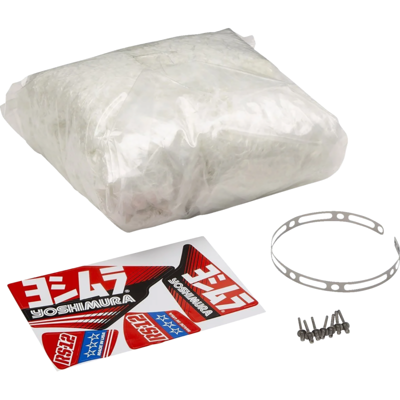 REPACK-RS12-MX YOSHIMURA RS-12 PREMIUM MX REPACK KIT RS-12 PREMIUM MX REPACK KIT REPLACEMENT PARTS FOR EXHAUSTS 