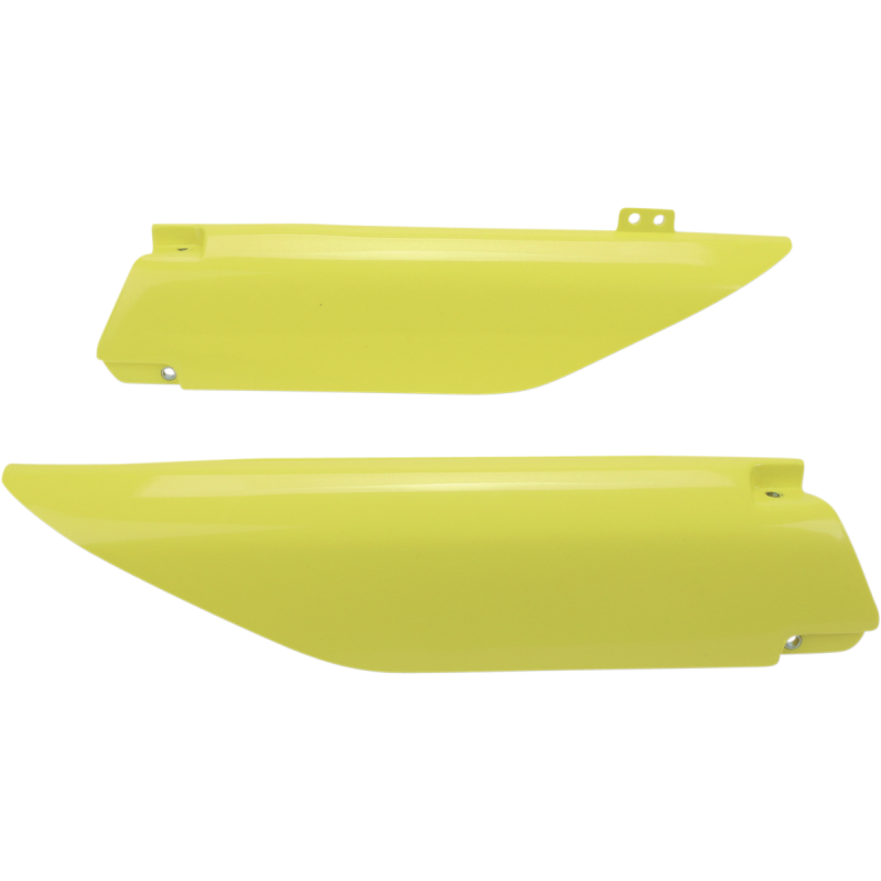 SU04913-102 UFO RM125/250/RMZ450 07-08 FORK PROTCTR 01YL RM125/250/RMZ450 07-08 FORK PROTCTR 01YL FORK PANELS-COVERS-SKINS 