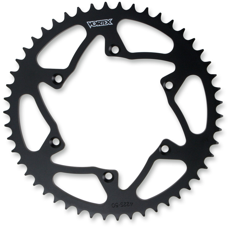 422S-50 VORTEX SPROCKET VORTEX STEEL BLK 50T SPROCKET VORTEX STEEL BLK 50T REAR SPROCKETS - STEEL TYPE 