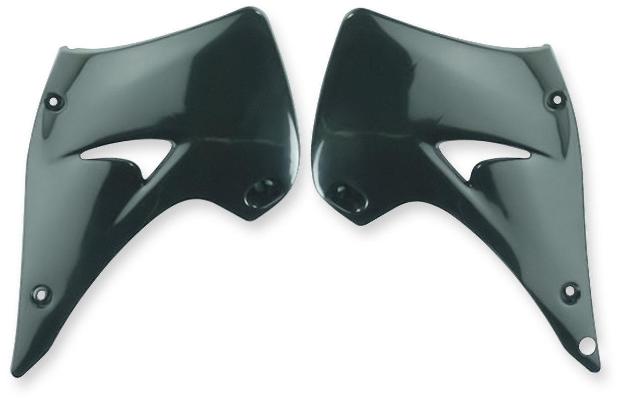 KA03738-001 UFO KX125/250 03-13 RAD COVER BLACK KX125/250 03-13 RAD COVER BLACK BODY PANELS-REPLACEMENT TYPE 