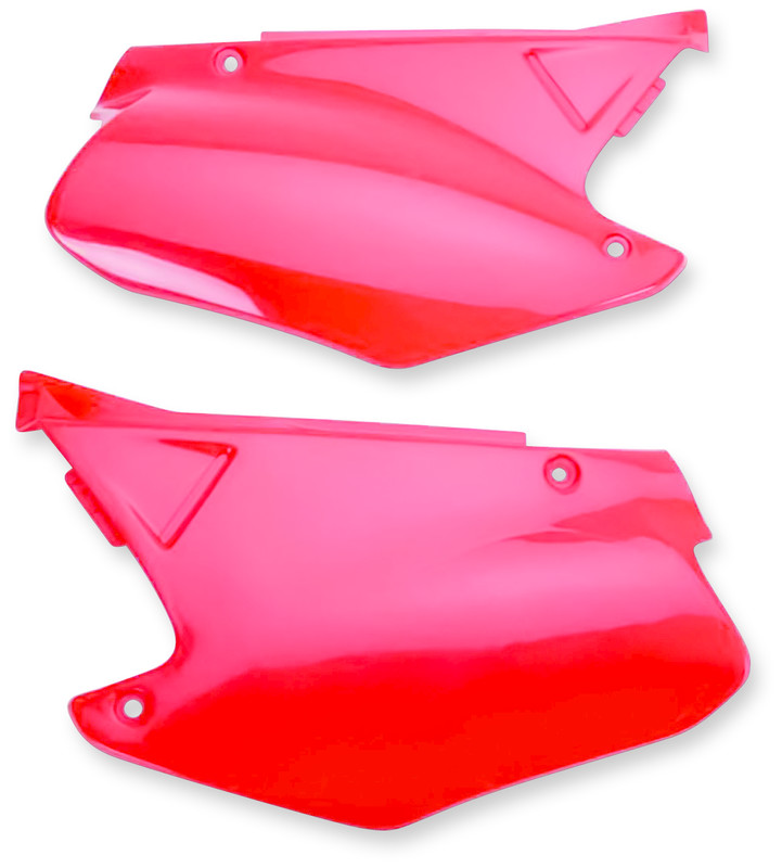 HO03665-070 UFO CR125/250 00-01 SIDE PANELS CR 00RED CR125/250 00-01 SIDE PANELS CR 00RED BODY PANELS-REPLACEMENT TYPE 