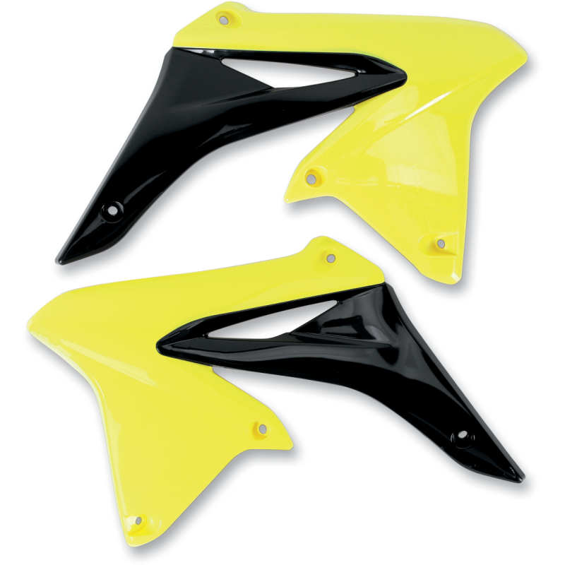 SU04928-102 UFO RMZ250 RAD COVER YELLOW RMZ250 RAD COVER YELLOW BODY PANELS-REPLACEMENT TYPE 