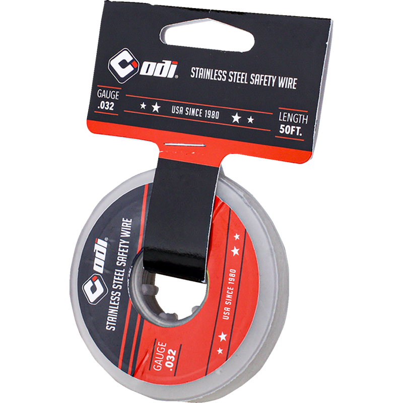 H70SSW-50 ODI Safety Wire - 0.032" Gauge - 50' Safety Wire - 0.032" Gauge - 50' HANDLEBAR GRIP COVERS 