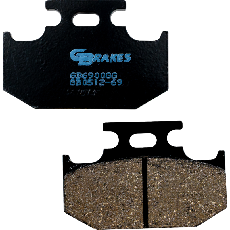 GB0512-69 GBRAKES BRAKE PADS GB0512-69 SEMI-METALLIC BRAKE PADS GB0512-69 SEMI-METALLIC BRAKE PADS - SINTERED METAL 