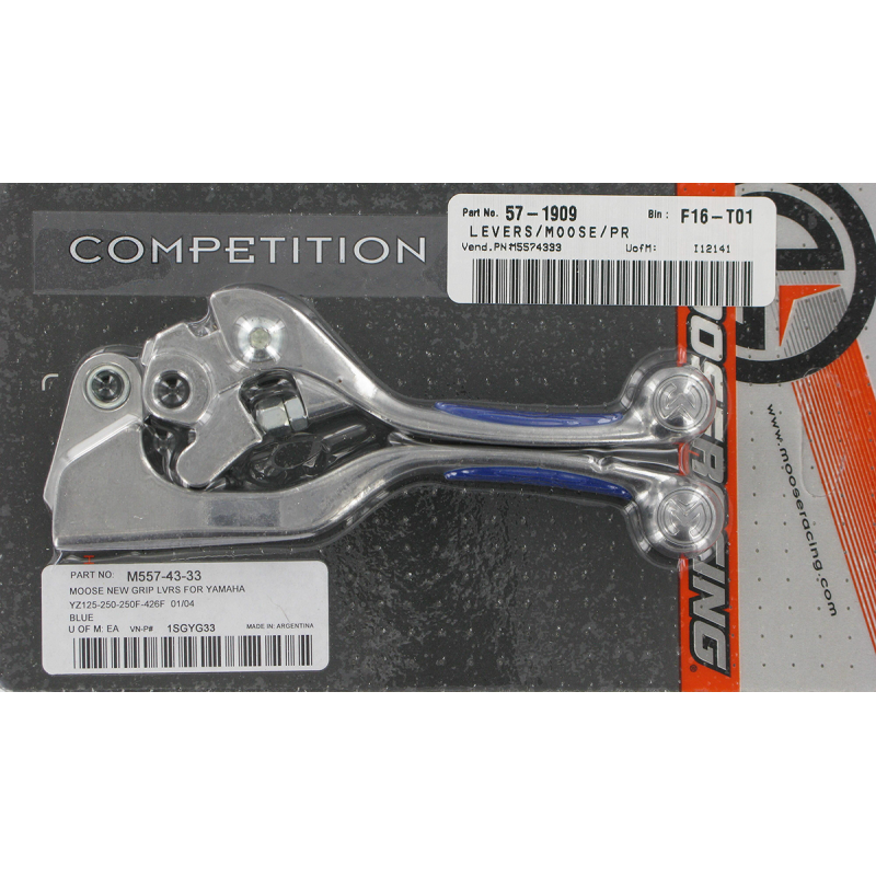 M557-43-33 MOOSE-RACING COMP LEVER SET KX/KXF/RMZ/YZF/WRF BLUE COMP LEVER SET KX/KXF/RMZ/YZF/WRF BLUE CLUTCH & BRAKE LEVER REBUILD KITS-PARTS 