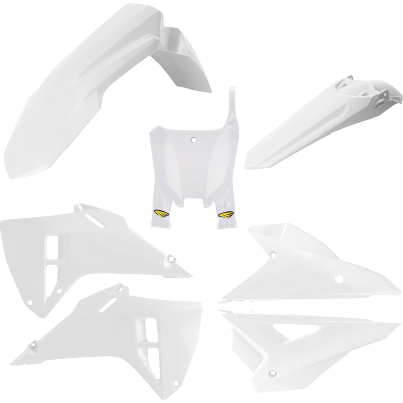 1CYC-9437-42 CYCRA 5 PIECE REPLICA BODY KIT WHITE 5 PIECE REPLICA BODY KIT WHITE FENDERS - FOR OFFROAD BIKES 