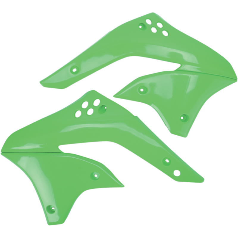 KA03788-026 UFO KX450F 2008 RAD COVERS KX GREEN KX450F 2008 RAD COVERS KX GREEN BODY PANELS-REPLACEMENT TYPE 