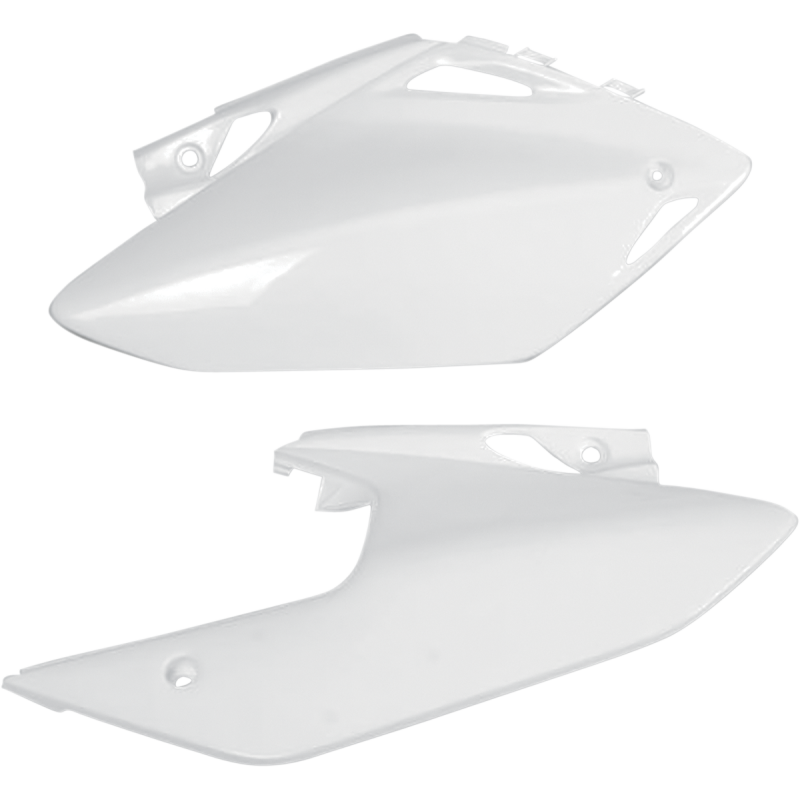 HO04601-041 UFO CRF450X 05-08 SIDE PANELS WHITE CRF450X 05-08 SIDE PANELS WHITE BODY PANELS-REPLACEMENT TYPE 