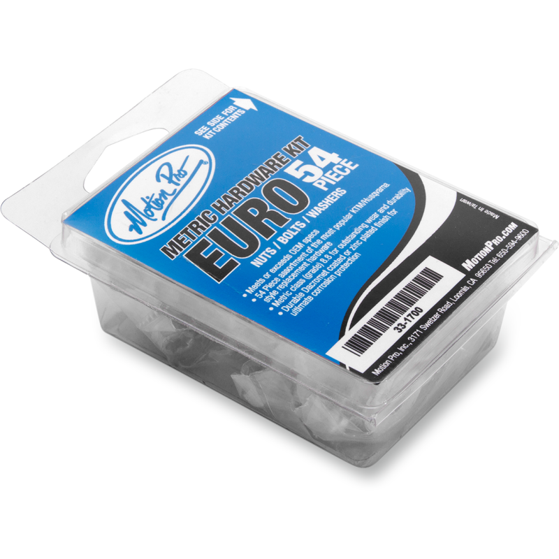 33-1700 MOTION-PRO EURO METRIC HARDWARE KIT 54 PIECE EURO METRIC HARDWARE KIT 54 PIECE HARDWARE-MISC ITEMS 