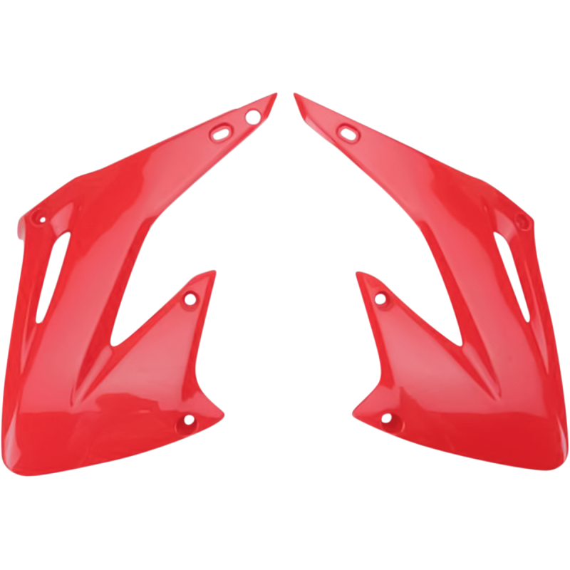 HO03689-070 UFO CR125/250 02-07 RAD COVERS CR 00RED CR125/250 02-07 RAD COVERS CR 00RED BODY PANELS-REPLACEMENT TYPE 
