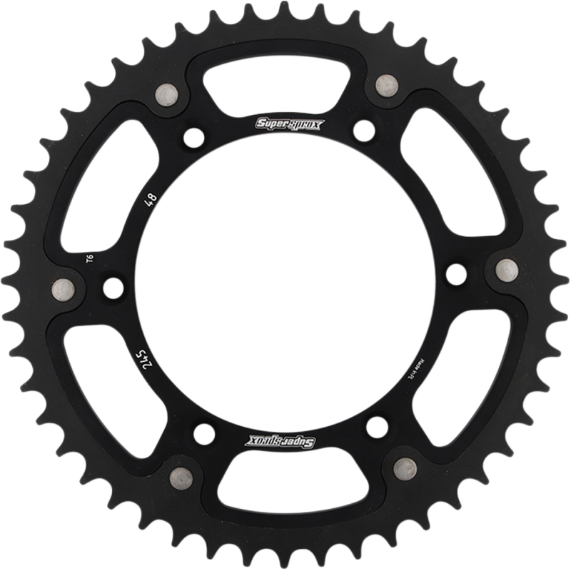 RST-245-48-BLK SUPERSPROX SPROCKET STEALTH 48T BLK SPROCKET STEALTH 48T BLK REAR SPROCKETS - STEEL TYPE 