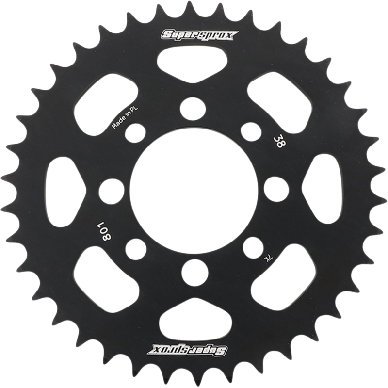 RAL-801-38-BLK SUPERSPROX SPROCKET REAR KAW 38T BK SPROCKET REAR KAW 38T BK REAR SPROCKETS - ALUMINIUM/ALLOY 