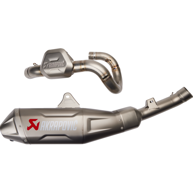 S-H2MET13-FDHLTA-1 S-H2MET13-FDHLTA 22-25 CRF250R/RX EVO FS TI/TI AKRAPOVIC Exhaust Systems For Offroad