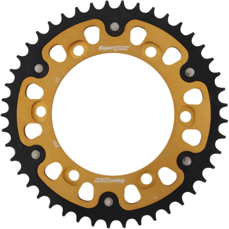 RST-899-45-GLD SUPERSPROX SPROCKET STEALTH 45T GLD SPROCKET STEALTH 45T GLD REAR SPROCKETS - STEEL TYPE 