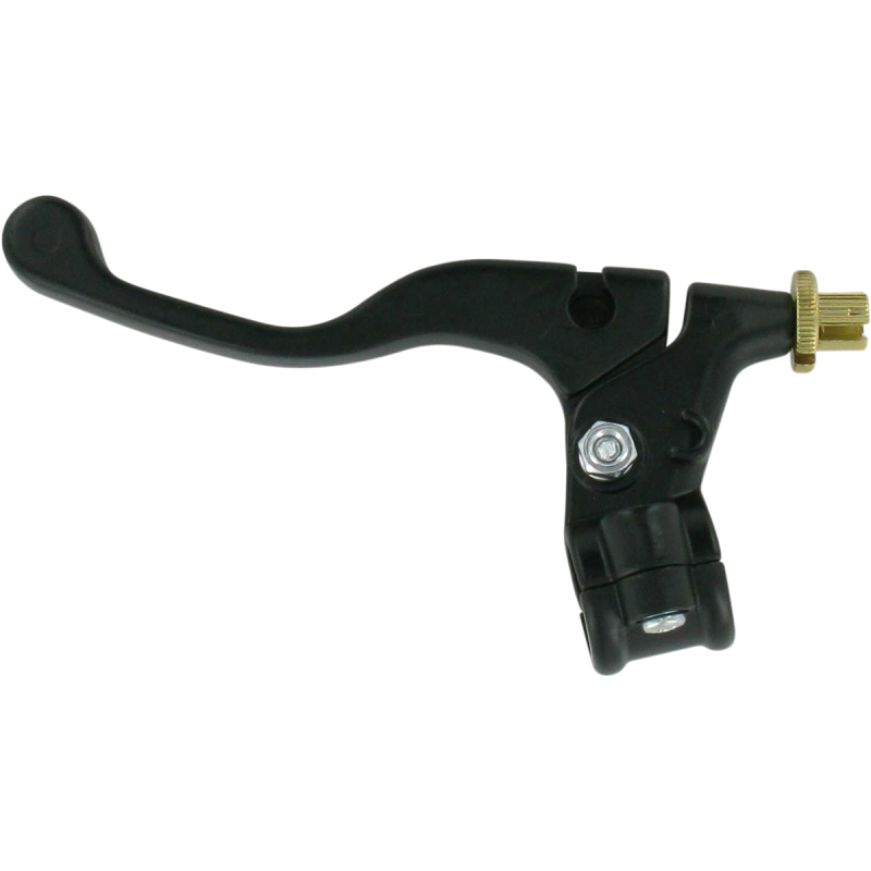 43-4104R PARTS-UNLIMITED SHORTY LEVER KAW/SUZ/YAM-BLACK-RIGHT SHORTY LEVER KAW/SUZ/YAM-BLACK-RIGHT BRAKE LEVER ONLY 