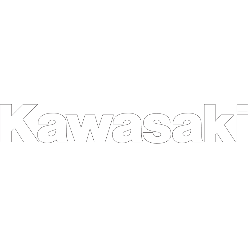 09-94130 FACTORY-EFFEX 3' DIE CUT STICKER - KAWASAKI 3' DIE CUT STICKER - KAWASAKI OFFROAD GRAPHICS 