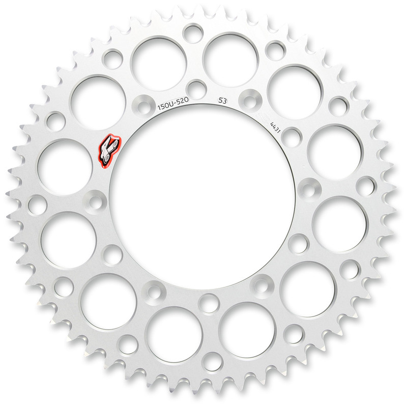 150U-520-53GBSI RENTHAL RENTHAL SPROCKET 150U-520-53 SILVER RENTHAL SPROCKET 150U-520-53 SILVER REAR SPROCKETS - ALUMINIUM/ALLOY 