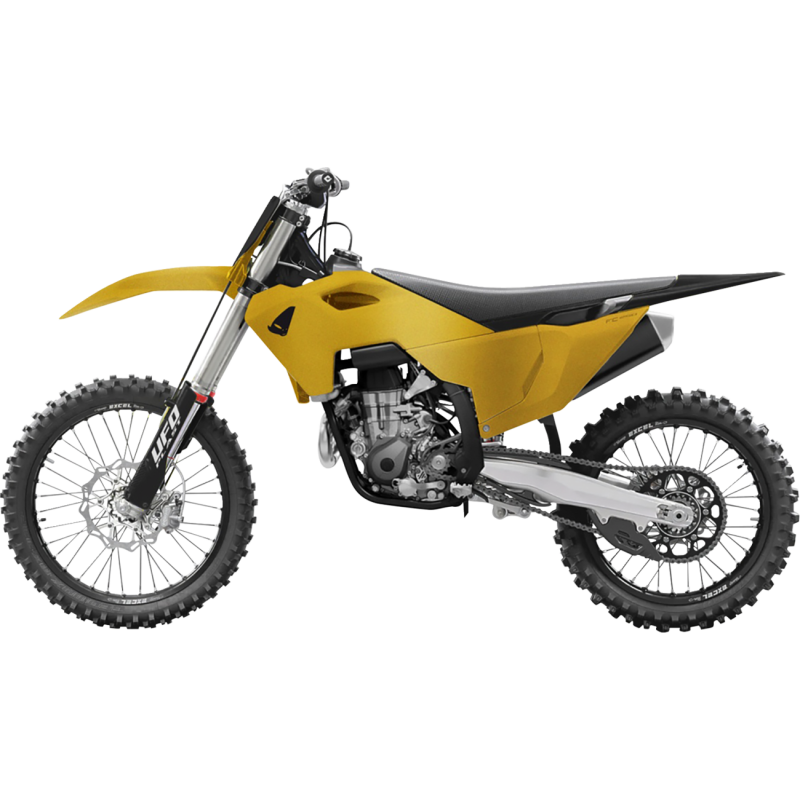 HUKIT616F-024 UFO UFO BODY KIT GOLD/BLK UFO BODY KIT GOLD/BLK FENDERS - FOR OFFROAD BIKES 