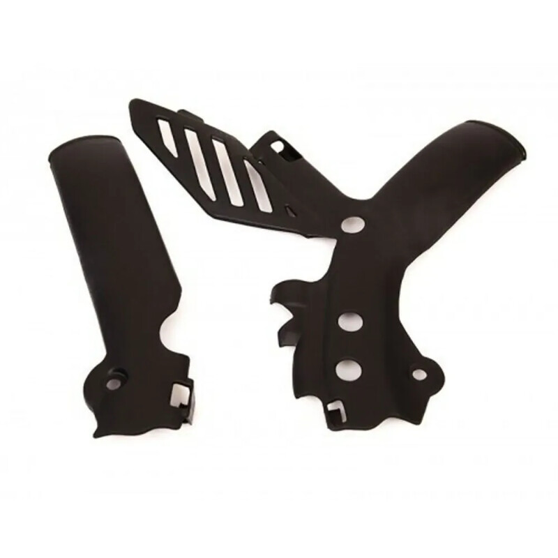 KT04001-001 UFO SX/SXF 07-08 EXC 08 FRAME GUARD BLACK SX/SXF 07-08 EXC 08 FRAME GUARD BLACK FRAME PROTECTORS 