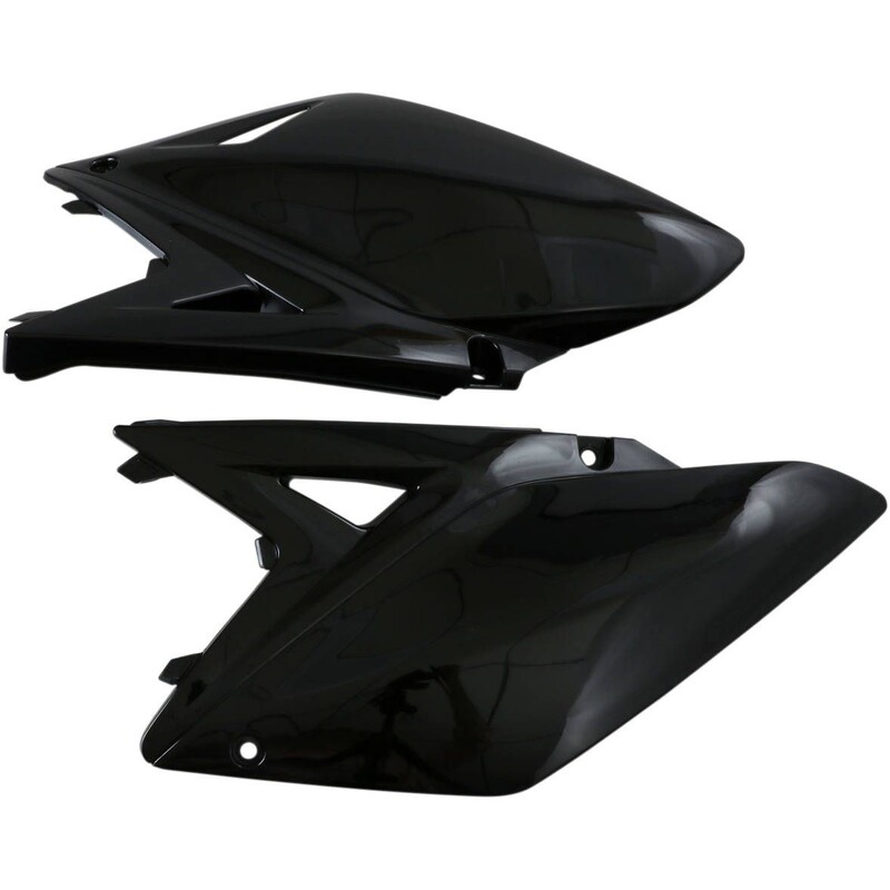 SU04929-001 UFO RMZ250 SIDE PANEL BLACK RMZ250 SIDE PANEL BLACK BODY PANELS-REPLACEMENT TYPE 